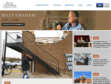 Tablet Screenshot of billygraham.org